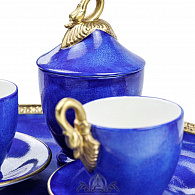 Чайный сервиз «Золотой лебедь» (Villari)