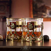 Набор бокалов для виски «Георгий Победоносец» 2 шт