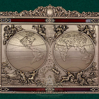 Панно «Карта известного мира» (18 век)