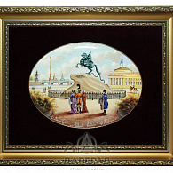 Лаковая миниатюра «Сенатская площадь»