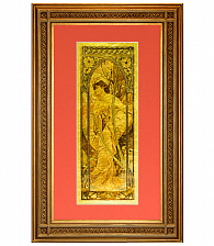 Картина на золоте «Вечер» А. Муха