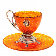 Чайный набор из янтаря «Цезарь»