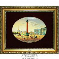Лаковая миниатюра «Дворцовая площадь»