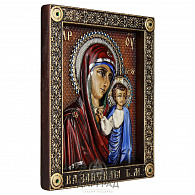 Резная икона «Казанская Богородица» 23*19