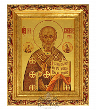 Икона на золоте «Николай Чудотворец»