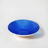 Декоративная чаша «Синие пузыри» (25 см)