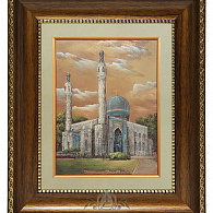 Гравюра с росписью эмалью «Соборная мечеть»