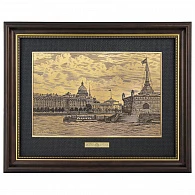 Офорт на латуни «Бастион» 30*40