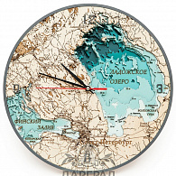 Объемные часы «Водные объекты Санкт-Петербурга»