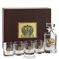 Подарочный набор для виски «Герб России»