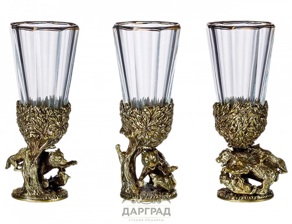Набор лафитников «Охота» (Лось/Медведь) - №5