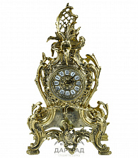 Каминные часы с маятником «Цветок»