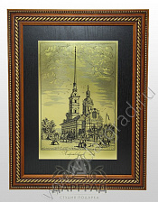 Гравюра на металле «Петропавловский собор»