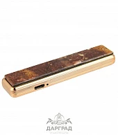USB Зажигалка с нат. камнем «Авантюрин» - фото товара