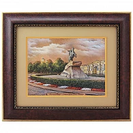 Гравюра с росписью эмалями «Сенатская площадь» - фото товара