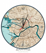 Объемные часы «Санкт-Петербург»