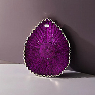 Декоративная чаша «Фиолетовый павлин» (20 см)