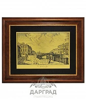 Офорт "Строгановский дворец" 22*28 - фото товара