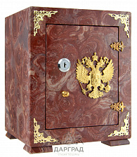 Каменный сейф с гербом