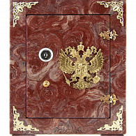 Каменный сейф с гербом