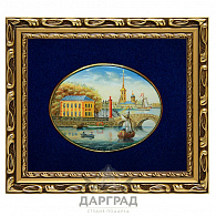 Лаковая миниатюра «Летний дворец Петра»