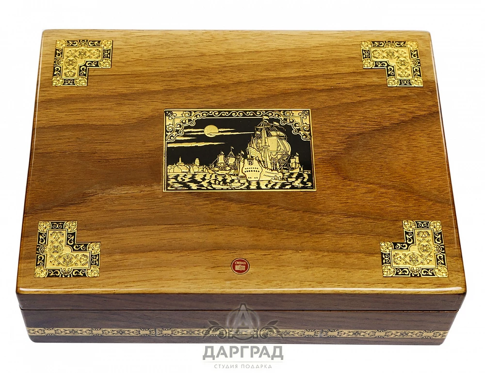 Коробка для сигар «Парусник» (Credan) - №3