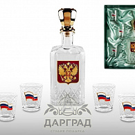 Набор для крепких напитков «Флаг России»