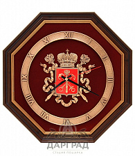 Интерьерные часы «Герб Петербурга»