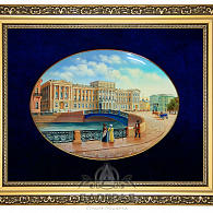 Лаковая миниатюра панно «Мариинский дворец»