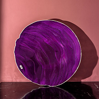 Декоративное блюдо «Фиолетовые волны» (40 см)