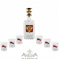 Набор для крепких напитков «Флаг России»