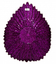 Декоративная чаша «Фиолетовый павлин» (20 см)