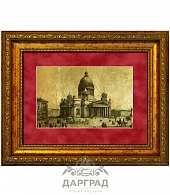 Картина на золоте «Исаакиевский собор» - фото товара